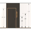 Numera Lighting Door Number Sconce: NL1424.02 - "Hannah"