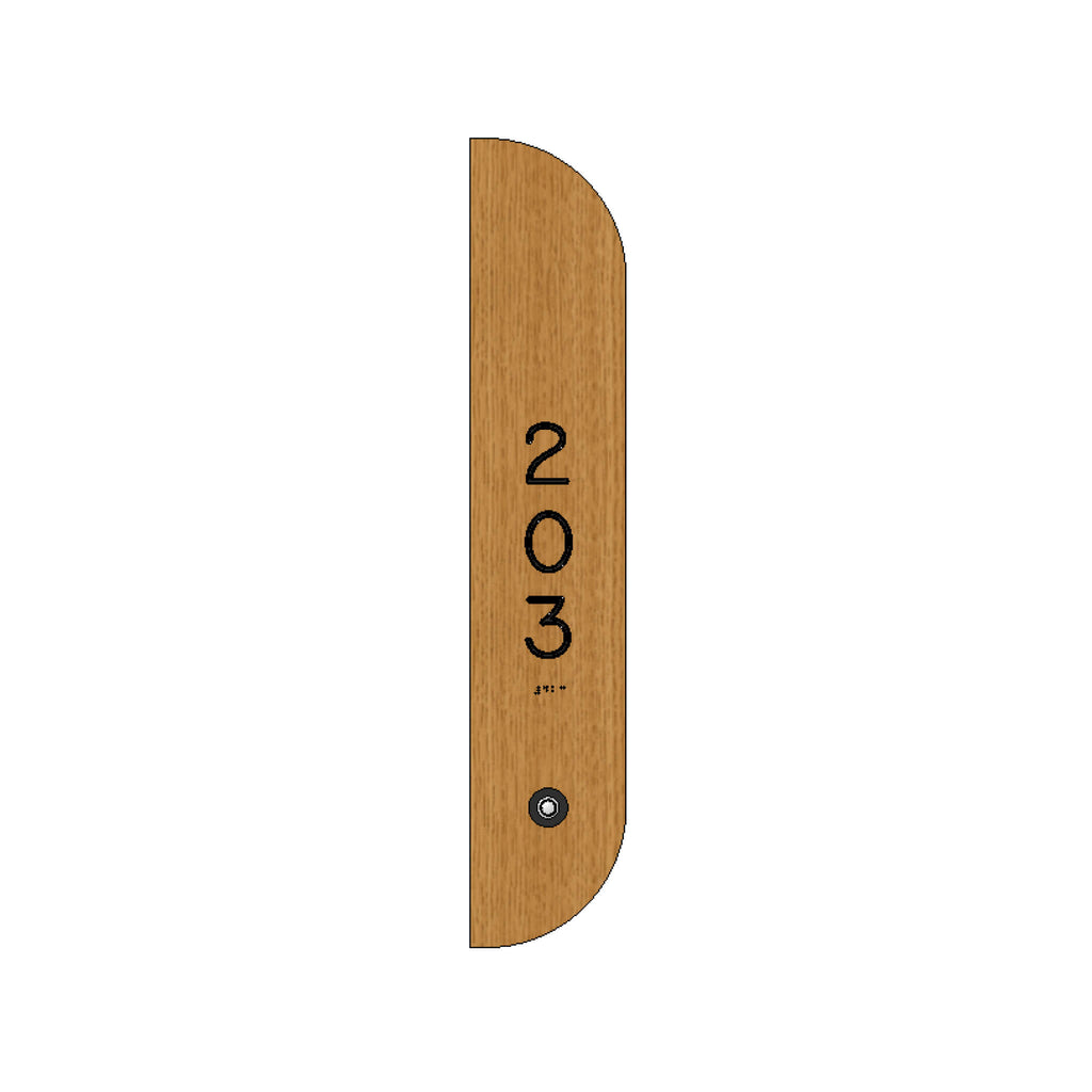 Numera Lighting Door Number Sconce: NL1424.02 - "Hannah"