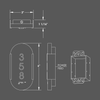 Numera Lighting Door Number Sconce: NL1426.01- "Channing"