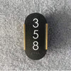 Numera Lighting Door Number Sconce: NL1426.01- "Channing"