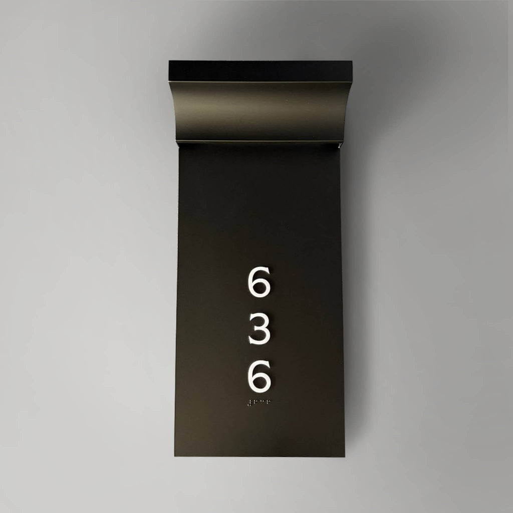 Numera Lighting Door Number Sconce: NL1432.03 - "Linnea"