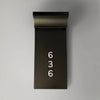 Numera Lighting Door Number Sconce: NL1432.03 - "Linnea"