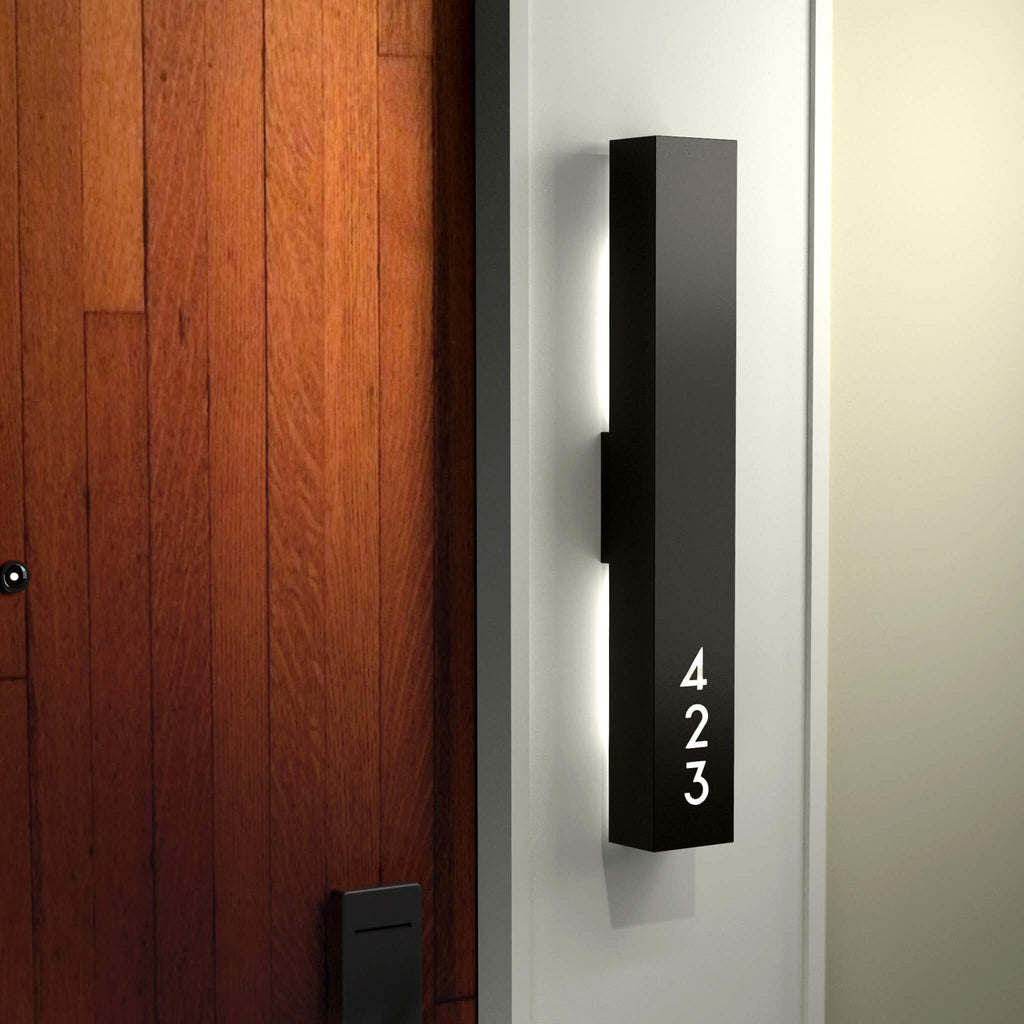 Numera Lighting Door Number Sconce: NL1453.01 - "Ryan"