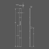 Numera Lighting Door Number Sconce: NL1480.01- "Leon"