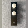 Numera Lighting Door Number Sconce: NL1496.01 - "Darius"