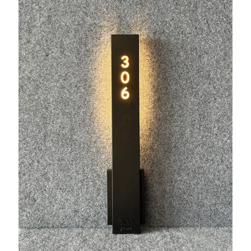 Numera Lighting Door Number Sconce: NL1498.01 - "Ophelia"