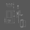 Numera Lighting Door Number Sconce: NL1549.01 - "Mimi"