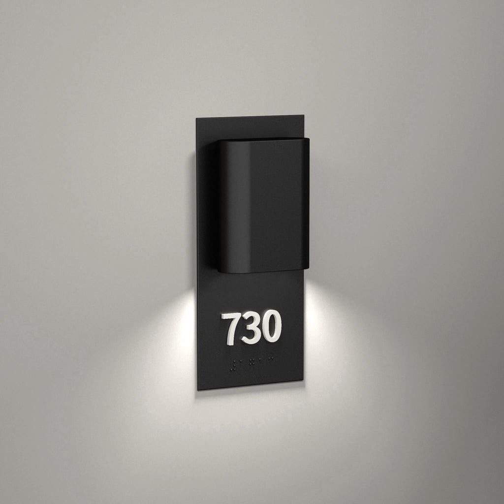 Numera Lighting Door Number Sconce: NL1549.01 - "Mimi"