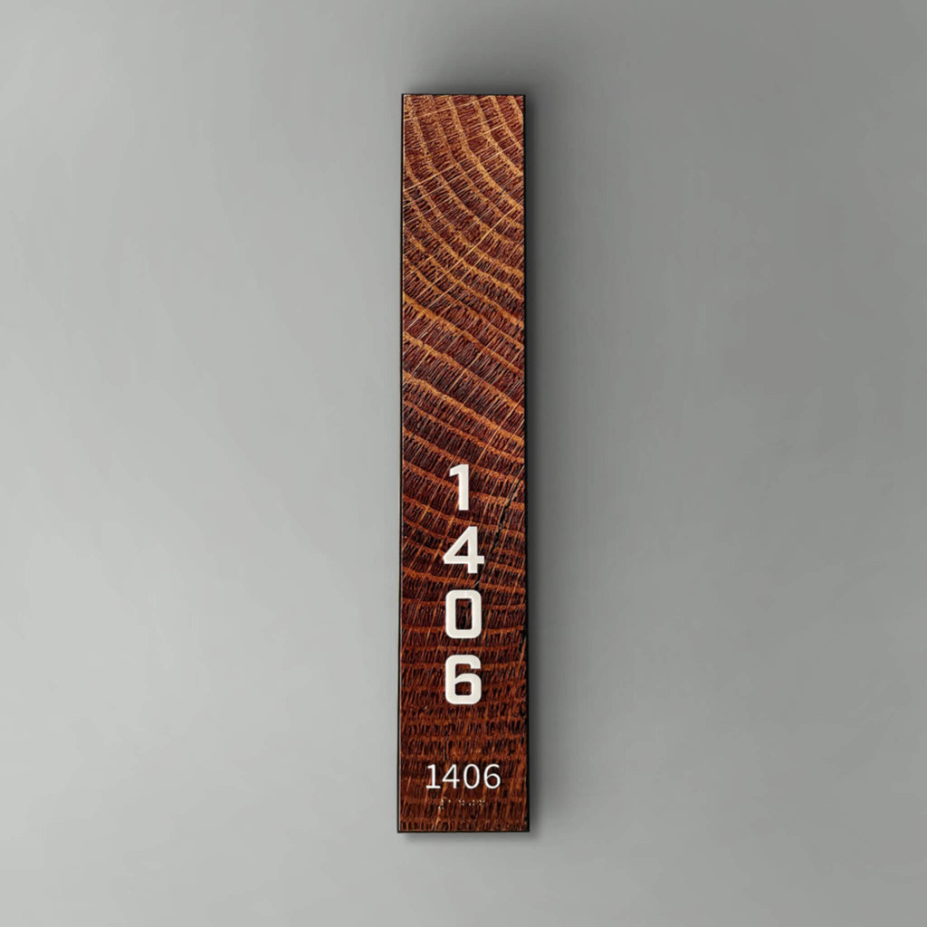 Numera Lighting Door Number Sconce: NL1581.0 - "Alder"