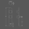 Numera Lighting Door Number Sconce: NL1605.05 - "Amedeo"
