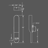 Numera Lighting Door Number Sconce: NL1610.01 - "Bruno"