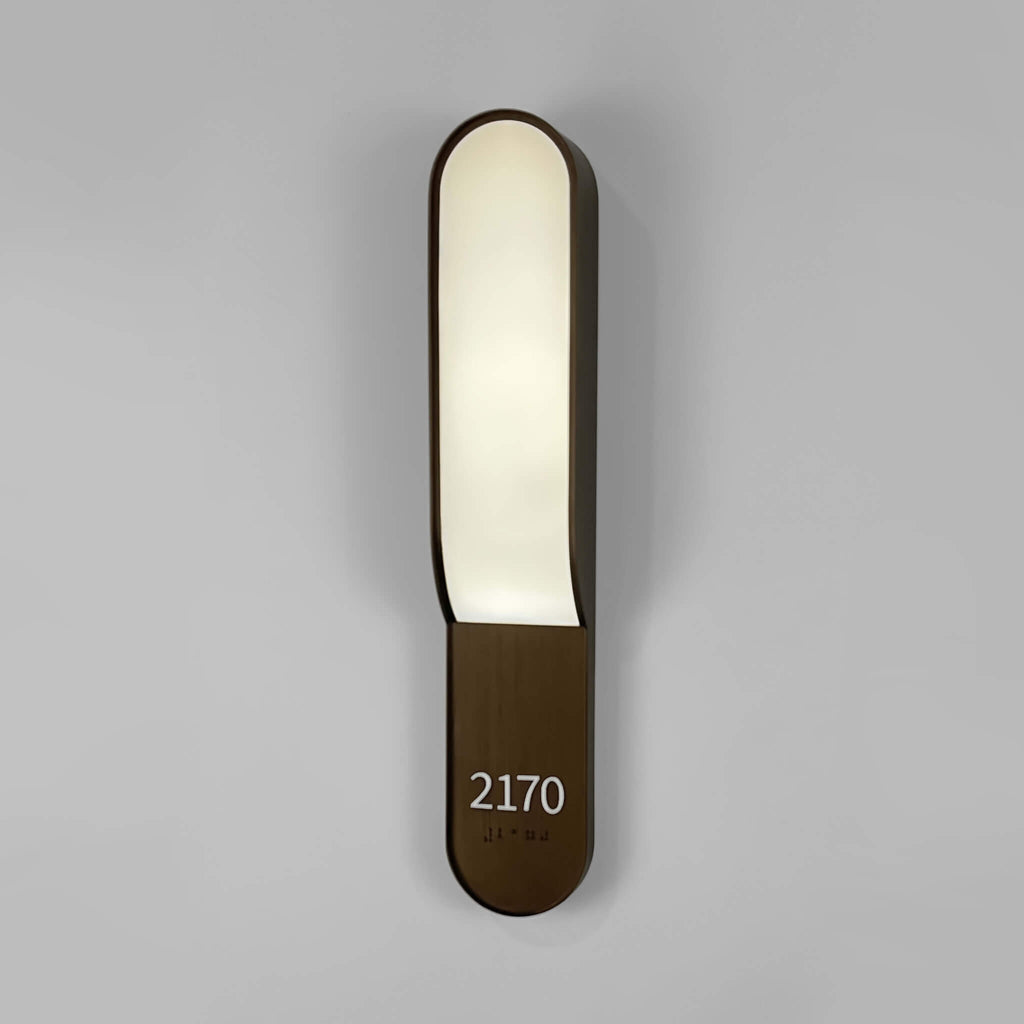 Numera Lighting Door Number Sconce: NL1610.01 - "Bruno"
