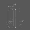 Numera Lighting Door Number Sconce: NL1613.01 - "Renaldo"