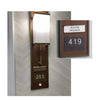 Numera Lighting Door Number Sconce: NL1003.01 - "Oliver"