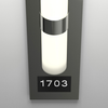 Numera Lighting Door Number Sconce: NL1008.02 - "Harrison"