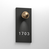 Numera Lighting Door Number Sconce: NL1011.01 | "Jerome"