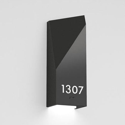 Numera Lighting Door Number Sconce: NL1054.01 - "Poly"