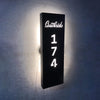 Numera Lighting Door Number Sconce: NL1078.02 - "David"