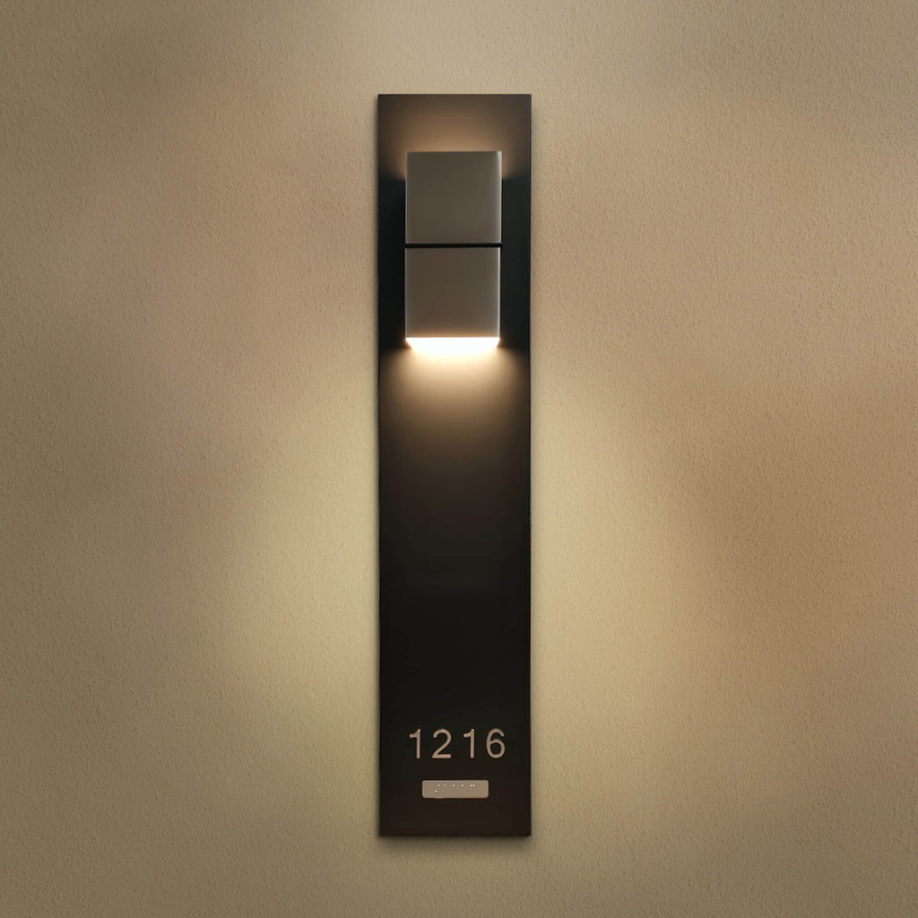Numera Lighting Door Number Sconce: NL1082.02 - "Franklin"
