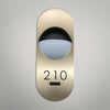 Numera Lighting Door Number Sconce: NL1088.02 - "Rubin"