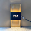 Numera Lighting Door Number Sconce: NL1140.01 - "Willard"