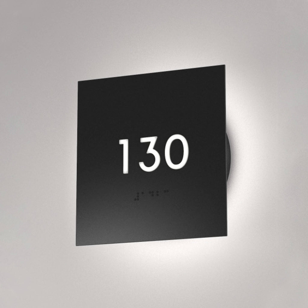 Numera Lighting Door Number Sconce: NL1145.02 - "Liam"