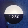 Numera Lighting Door Number Sconce: NL1230.01 - "Eclipse"