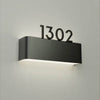 Numera Lighting Door Number Sconce: NL1280.01 - "Nolan"